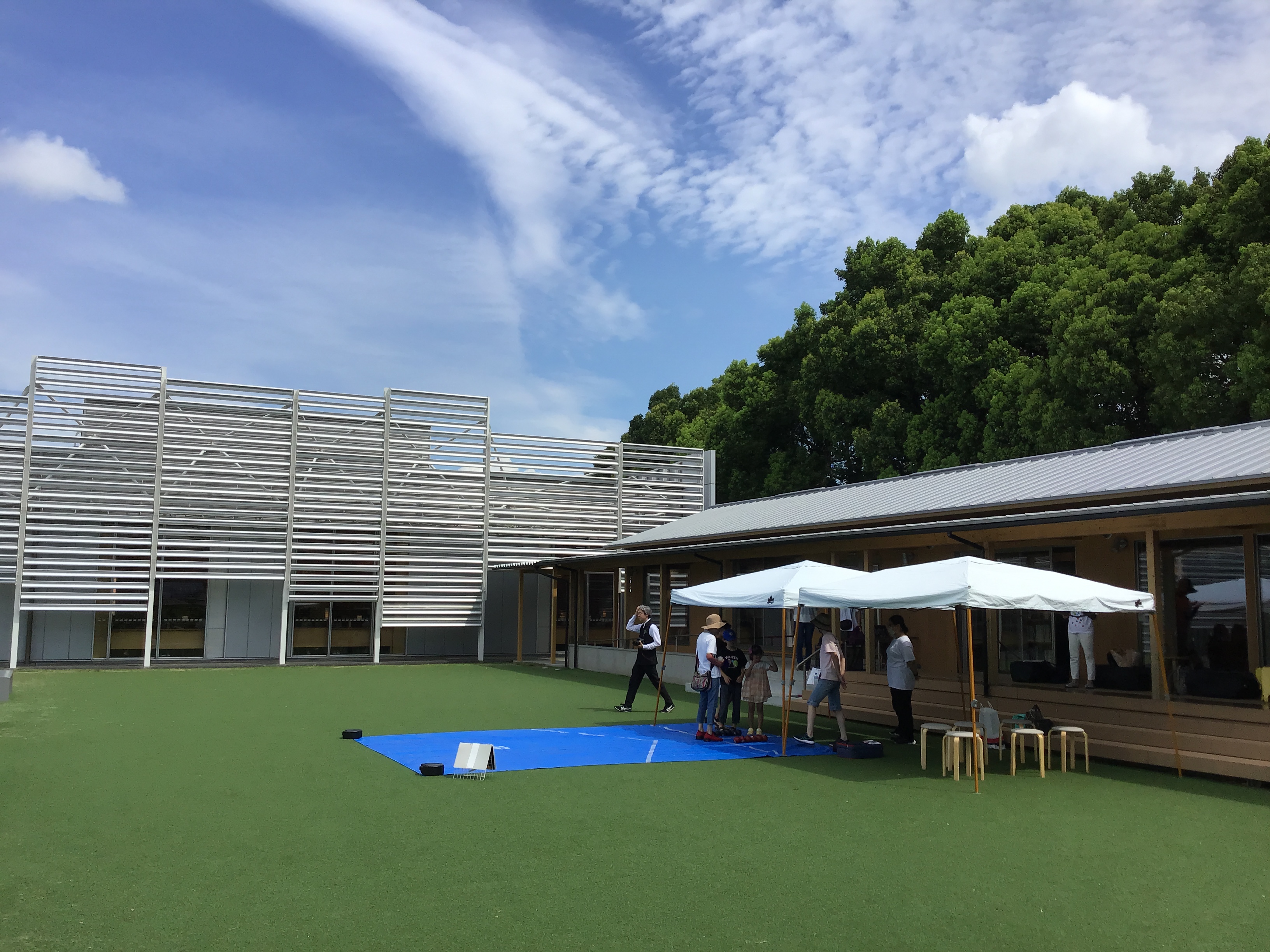 ボッチャ体験会＠不知火美術館・図書館